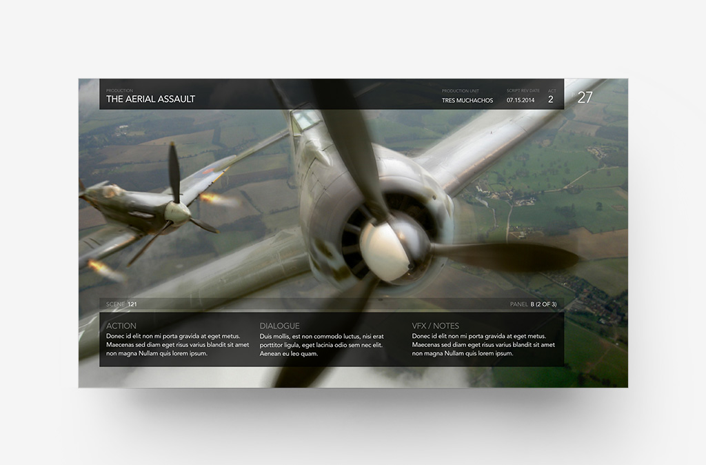 Embed-Style storyboard slide - HD format